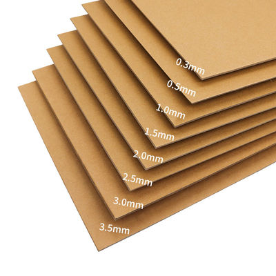 150 Gsm 180 Gsm cartone di carta kraft riciclato per materiale di imballaggio