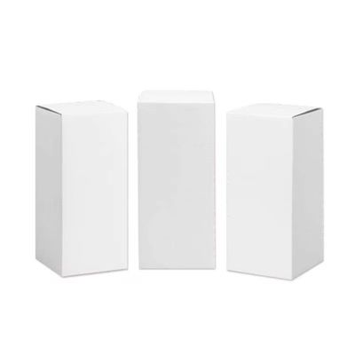 Scatole da regalo in cartone bianco quadrato, scatole di carta per le piccole imprese