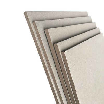 Carta di cartone riciclata 1.3 mm Fogli di cartone rigido grigio 820 gm Cartone duro