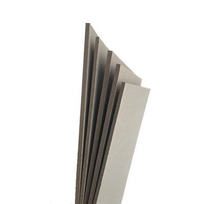 Carta di cartone riciclata 1.3 mm Fogli di cartone rigido grigio 820 gm Cartone duro