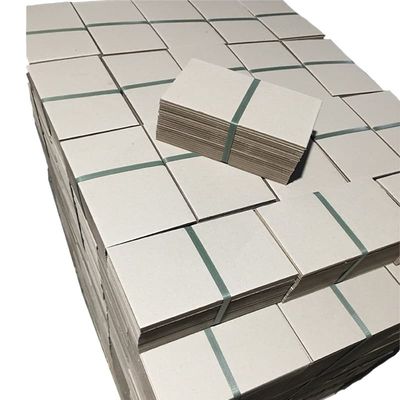 0.9 mm-3 mm di cartone grigio cartacea riciclata di polpa di legno duplex