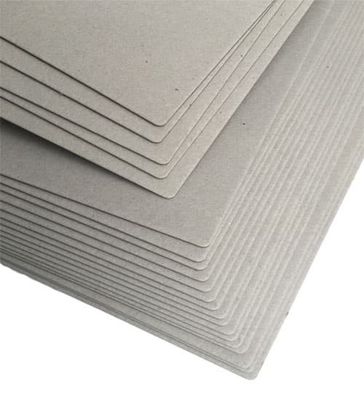 Fogli di cartone spessore di base dura di qualità superiore: cartone grigio stampato su misura
