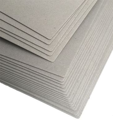 2 mm di cartone grigio Cartuccio personalizzato Piatti di cartone grigio riciclati lisci