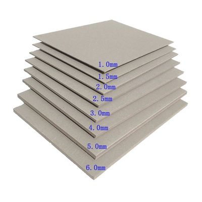 Fogli di cartone grigio non rivestiti per la confezione di libri 1500GSM 1800GSM