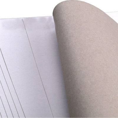 Carta di cartone rivestita con imballaggio grigio cartone duplex usato