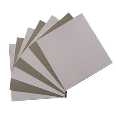 Carta di pasta di carta riciclata rivestita su un lato con cartone duplex con retro grigio per libri, scatole