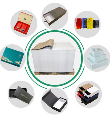 scatola pieghevole doppia carta duplex carta grigio carta copertina carta duplex carta bianco 300gm