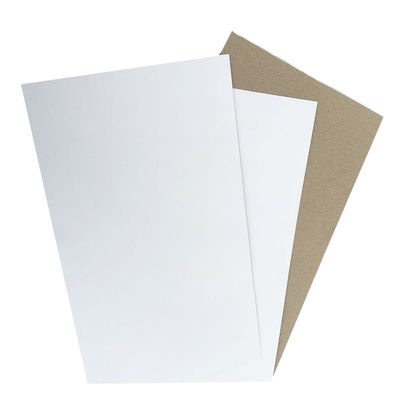 Un lato bianco con fondo grigio carta duplex: carta duplex di buona qualità personalizzata