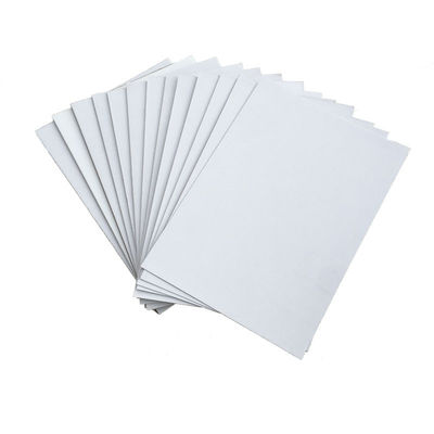 Un lato bianco con fondo grigio carta duplex: carta duplex di buona qualità personalizzata