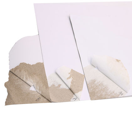 Carta di densità carta compressa carta bianca rivestita su un lato cartone duplex grigio dorso bianco cartone di pasta