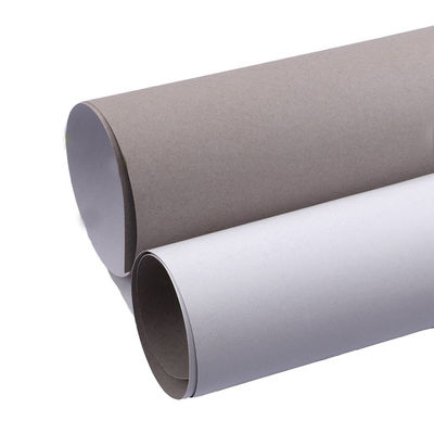 Carta di cartone duplex rivestita con fondo grigio e bianco per forme diverse