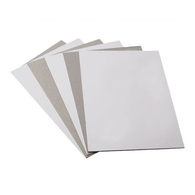 Carta rivestita da un lato Materia prima Cartone duplex con retro grigio Dimensioni personalizzate