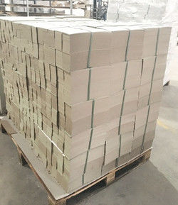 Tavola doppia bianca di 300 gm di polpa mista doppia di colore grigio a prova di umidità
