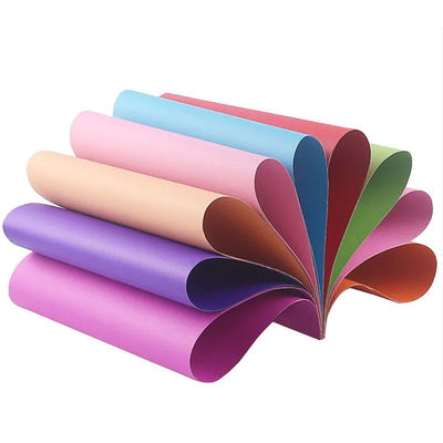Carta a colori rivestita di kaolinite A4 per origami / offset