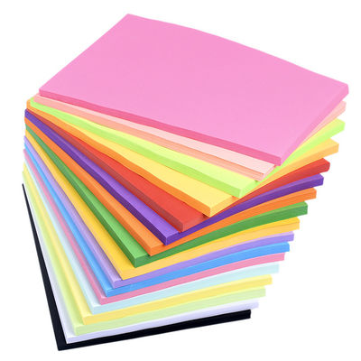 Fogli di carta di copia a colori riciclati, formato A3 A4 carta colorata stampabile