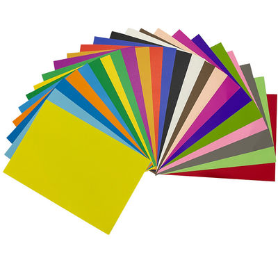 Carta colorata rivestita a doppio lato Carta di cartone colorata riciclata per progetti di artigianato