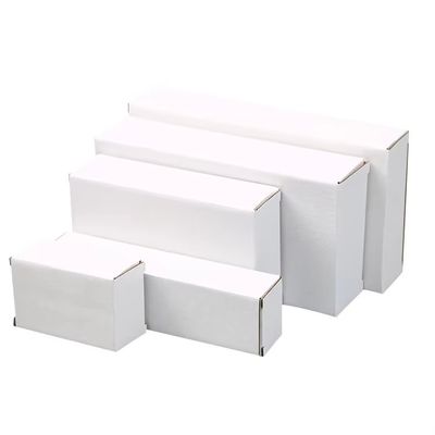Scatole da regalo in cartone bianco quadrato, scatole di carta per le piccole imprese