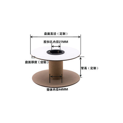 Cable di cartone biodegradabile Eco-friendly Cardboard Cable Spools