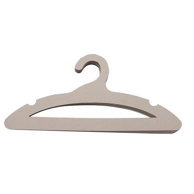 Agganciatore di carta di cartone bianco biodegradabile per cappotto abito abbigliamento asciugamano asciugamano