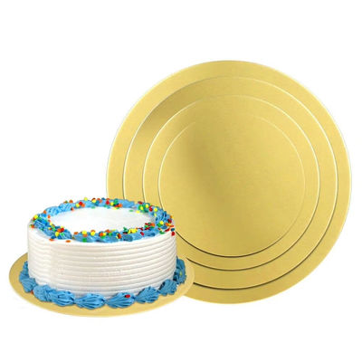 3.5" 6" 8" 10" 12" Tavola base di torta tamburo oro argento bianco rotondo quadrato personalizzato