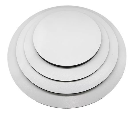 2.0mm Tavolo di base di torta laminato Tavolo di carta Tavolo di torta con retro bianco grigio